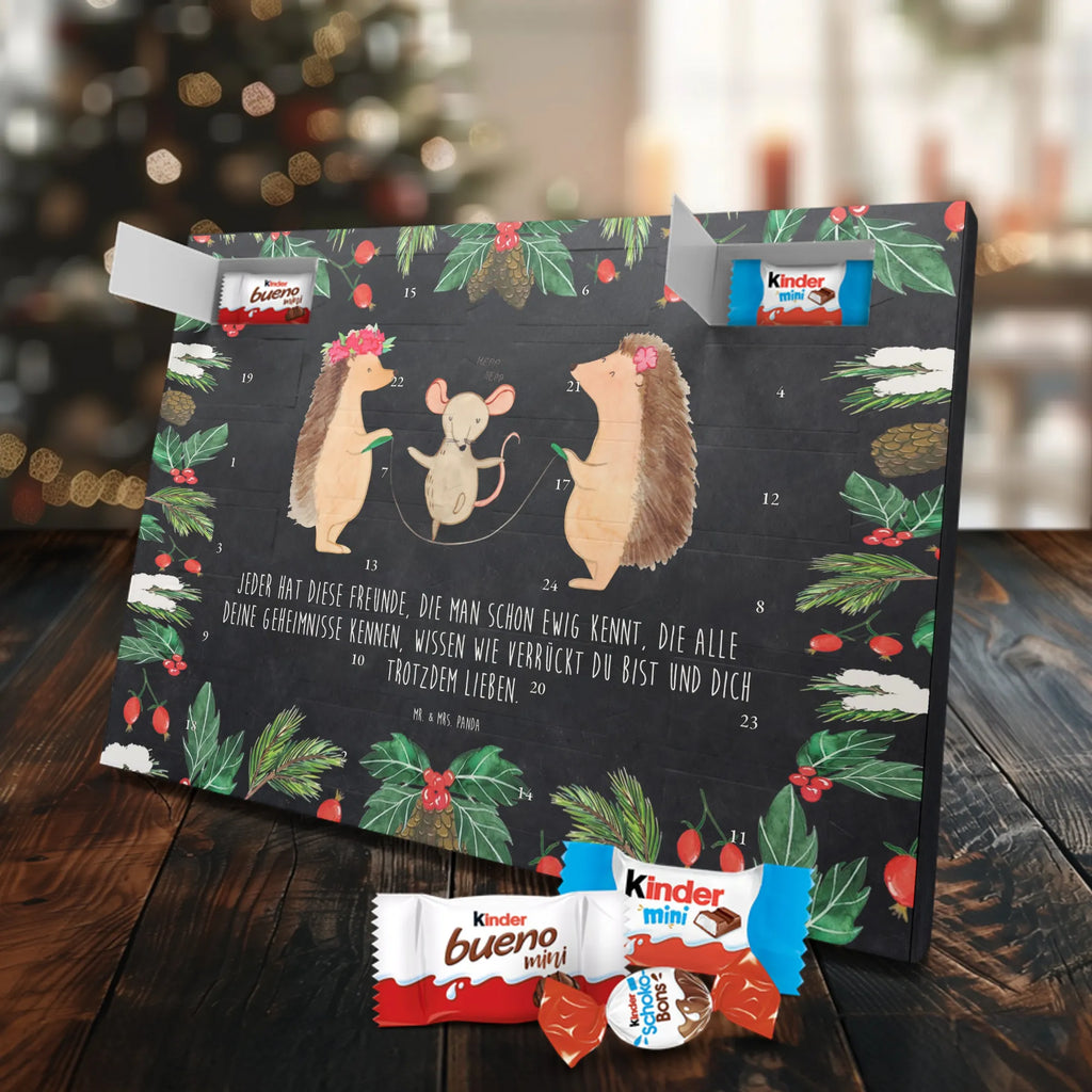 Chocolate advent calendar Hedgehog skipping gift ideas, gifts, small animals, good mood, cute, funny sayings, cute animal motives, hand drawn, special gifts, card, animal lover, children, rope skipping, mouse