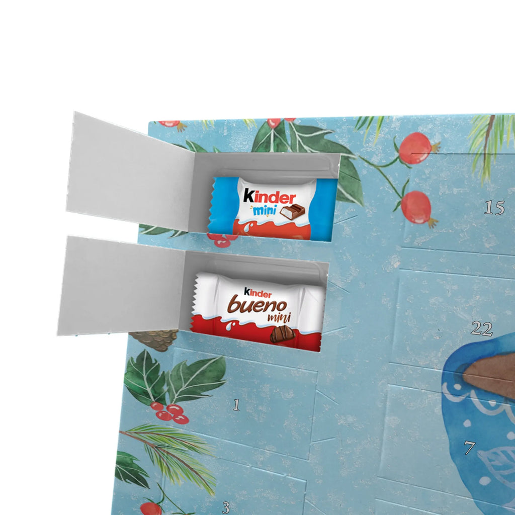 Chocolate advent calendar Coffee Cup gift ideas, gifts, small animals, good mood, cute, funny sayings, cute animal motives, hand drawn, special gifts, card, animal lover, pleasure, taste, cup