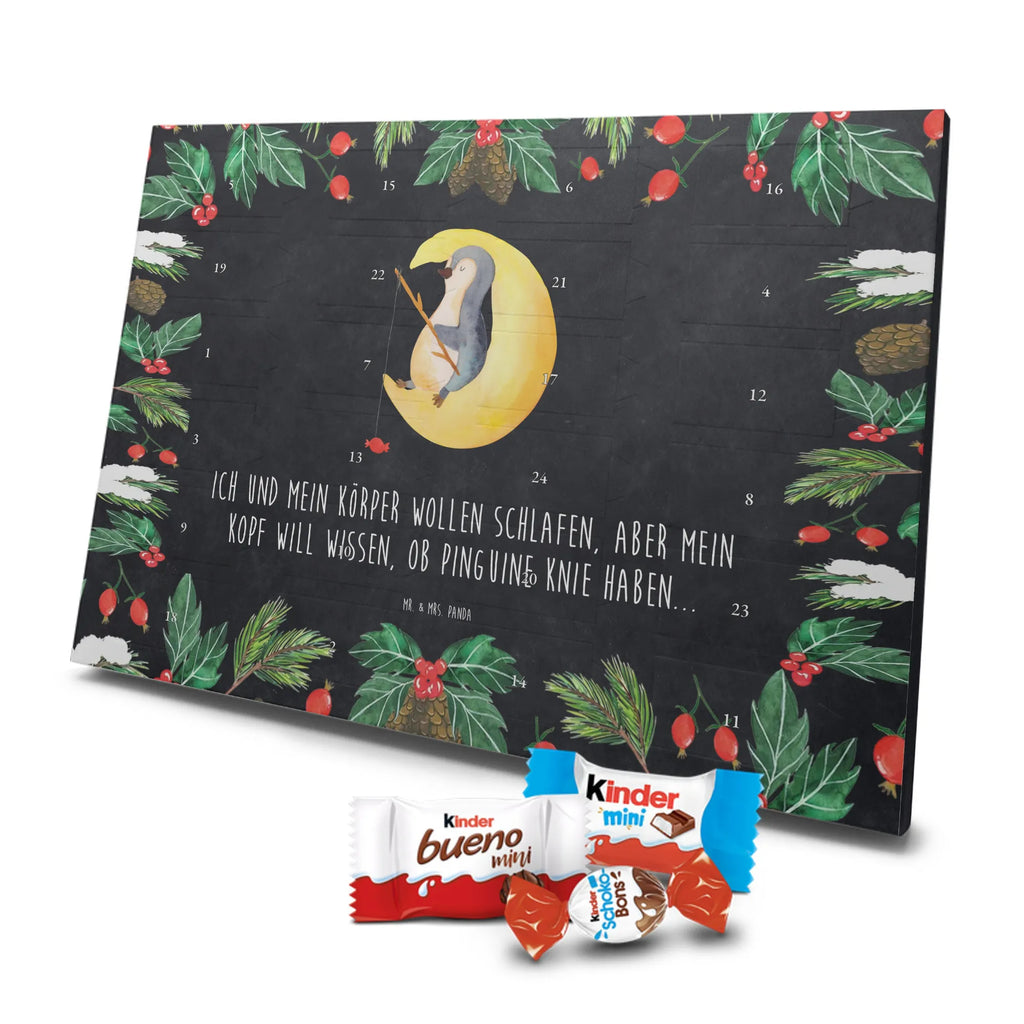 Chocolate advent calendar Penguin moon North Pole, Penguins, bedroom, night's rest, falling asleep, insomnia, guest room, sleep, penguins, saying