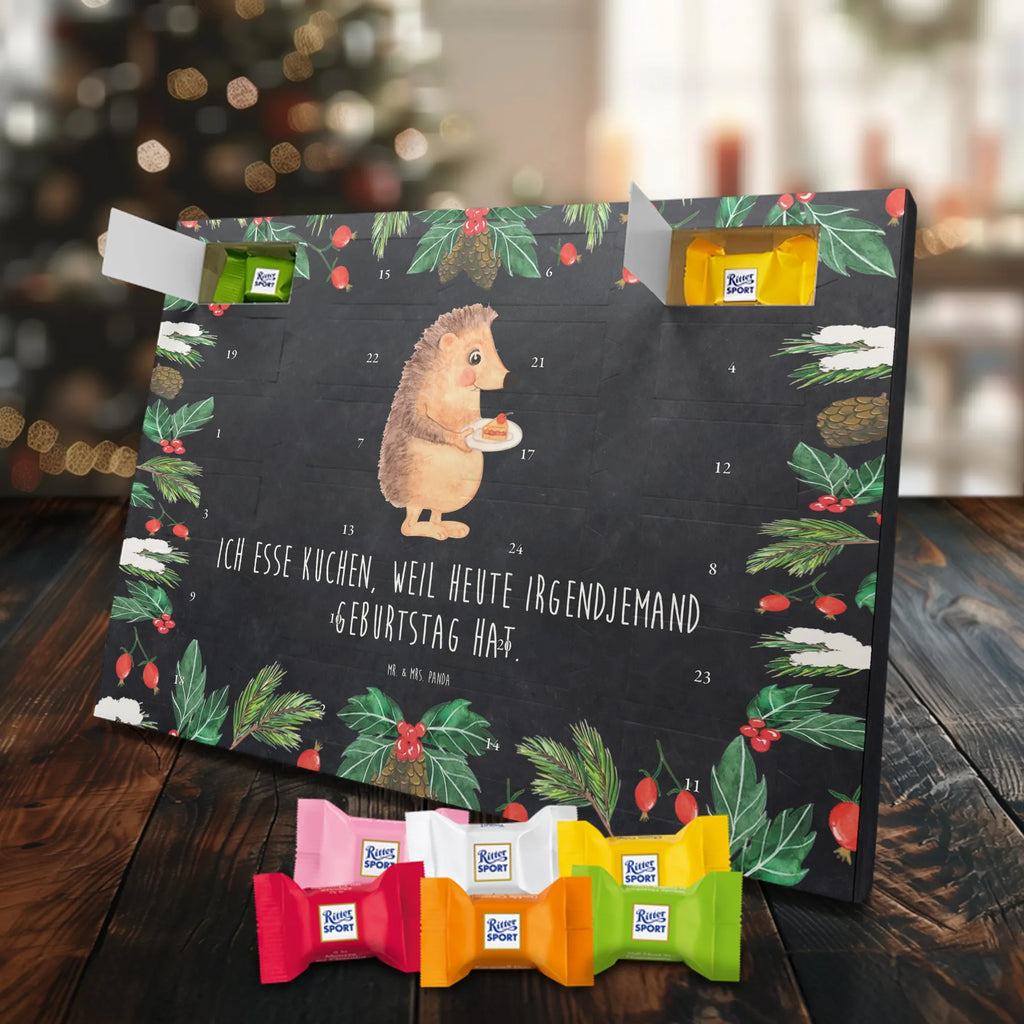 Chocolate advent calendar Hedgehog piece of cake gift ideas, gifts, small animals, good mood, cute, funny sayings, cute animal motives, hand drawn, special gifts, card, animal lover, birthday cake, invitation party, bake cake, food saying, baking gift, cake