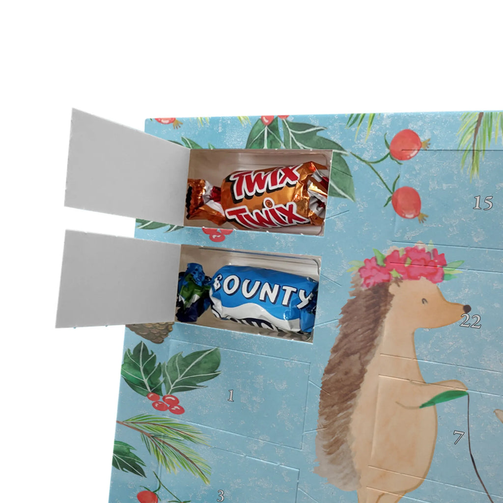 Chocolate advent calendar Hedgehog skipping gift ideas, gifts, small animals, good mood, cute, funny sayings, cute animal motives, hand drawn, special gifts, card, animal lover, children, rope skipping, mouse