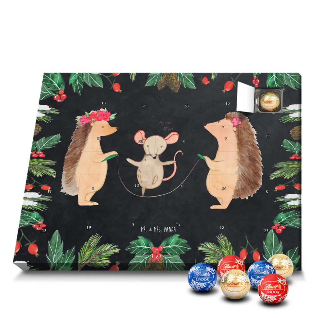Chocolate advent calendar Hedgehog skipping gift ideas, gifts, small animals, good mood, cute, funny sayings, cute animal motives, hand drawn, special gifts, card, animal lover, children, rope skipping, mouse