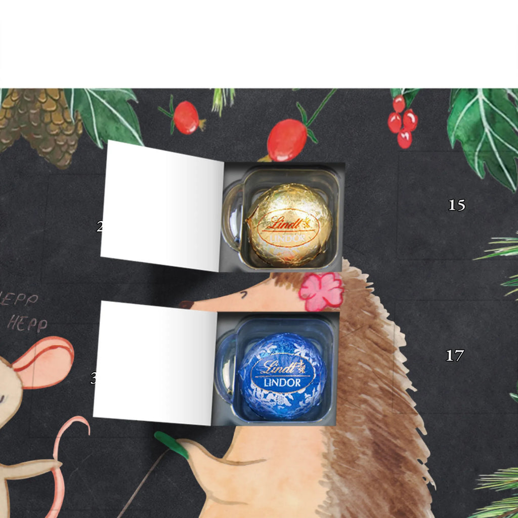 Chocolate advent calendar Hedgehog skipping gift ideas, gifts, small animals, good mood, cute, funny sayings, cute animal motives, hand drawn, special gifts, card, animal lover, children, rope skipping, mouse