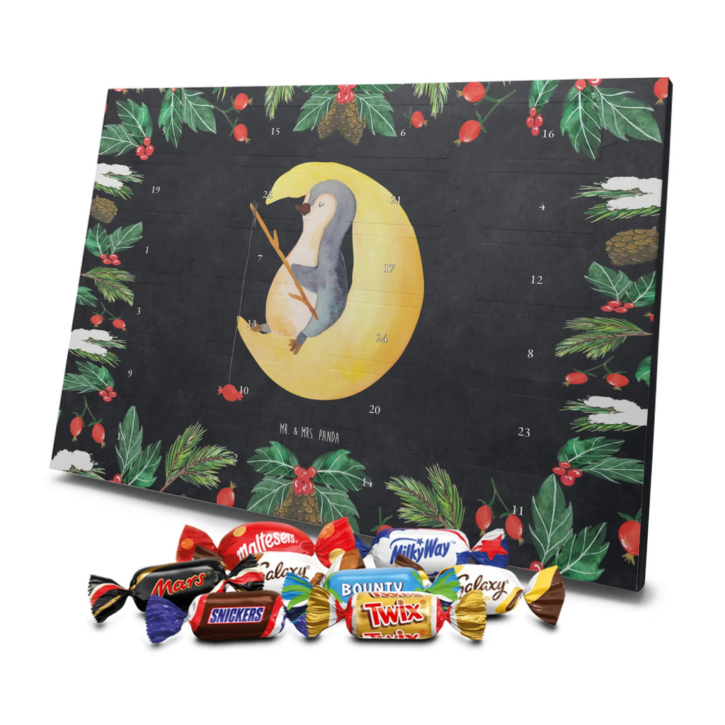 Chocolate advent calendar Penguin moon North Pole, Penguins, bedroom, night's rest, falling asleep, insomnia, guest room, sleep, penguins, saying