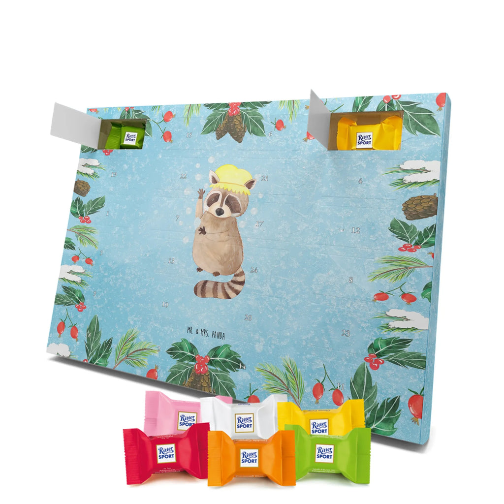 Chocolate advent calendar Raccoon gift ideas, gifts, small animals, good mood, cute, funny sayings, cute animal motives, hand drawn, special gifts, card, animal lover, raccoon, soap bubbles, wash, daydreaming