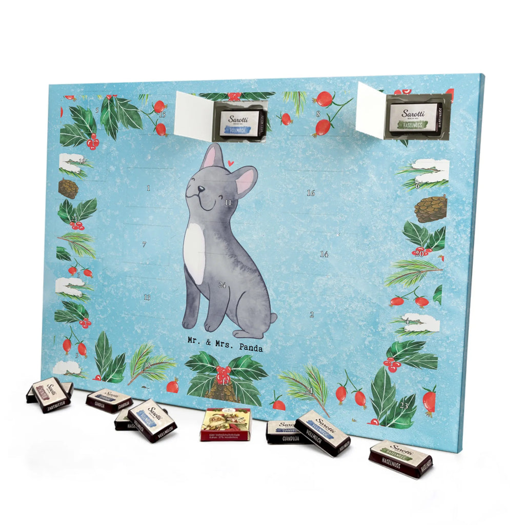 Chocolate advent calendar French Bulldog Moment puppy, dog owner, purebred dog, dog breed, giving, animal lover, gift