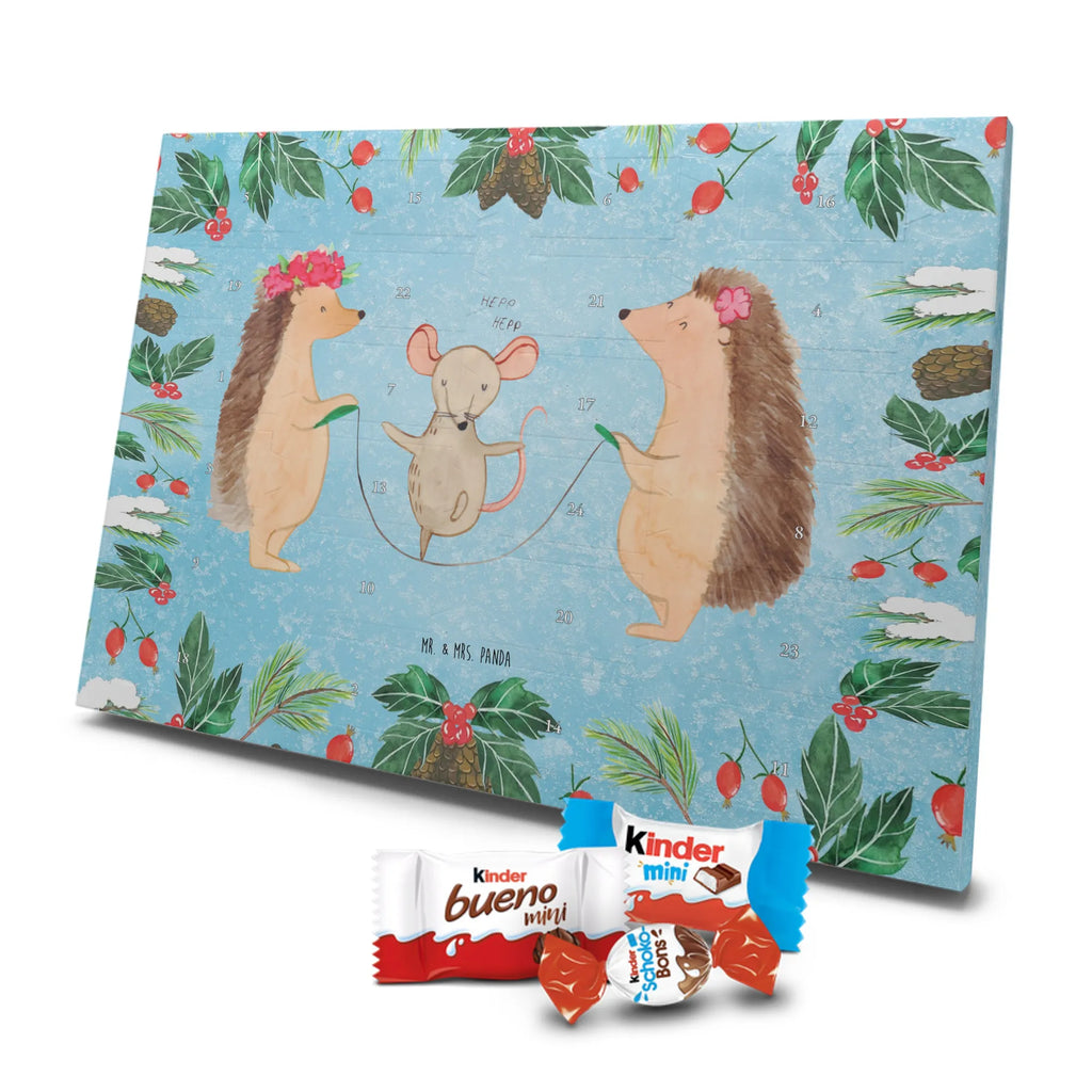 Chocolate advent calendar Hedgehog skipping gift ideas, gifts, small animals, good mood, cute, funny sayings, cute animal motives, hand drawn, special gifts, card, animal lover, children, rope skipping, mouse