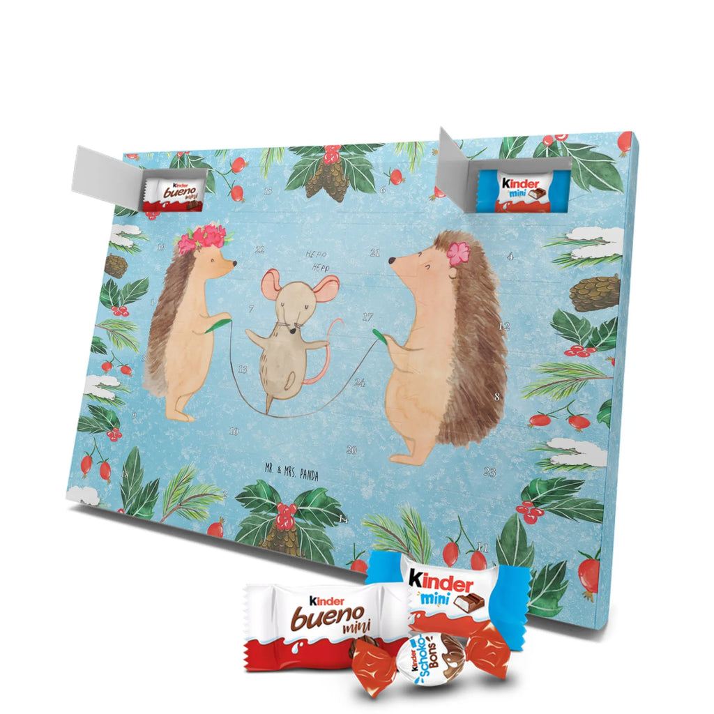 Chocolate advent calendar Hedgehog skipping gift ideas, gifts, small animals, good mood, cute, funny sayings, cute animal motives, hand drawn, special gifts, card, animal lover, children, rope skipping, mouse