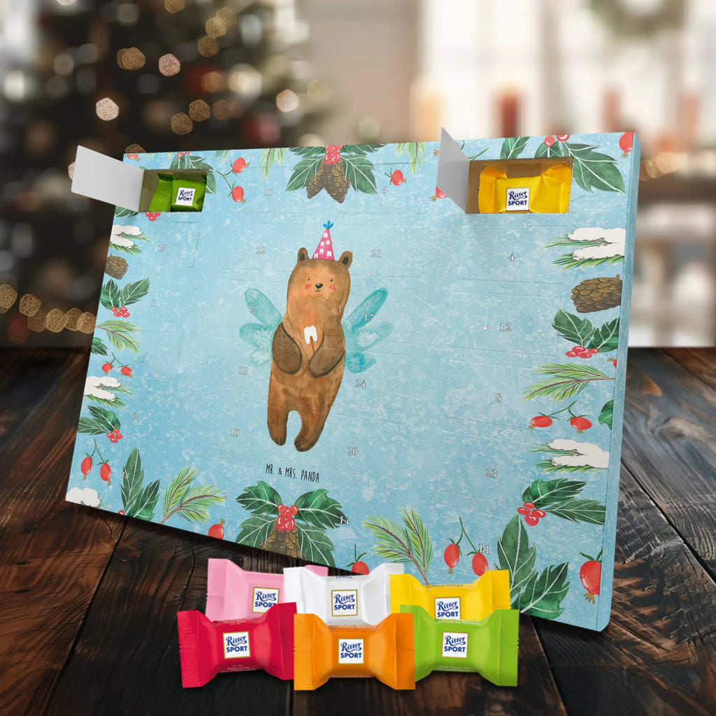 Chocolate advent calendar bear tooth fairy cuddly toy, teddy bear, Tooth fairy, milk tooth, first tooth, fairy