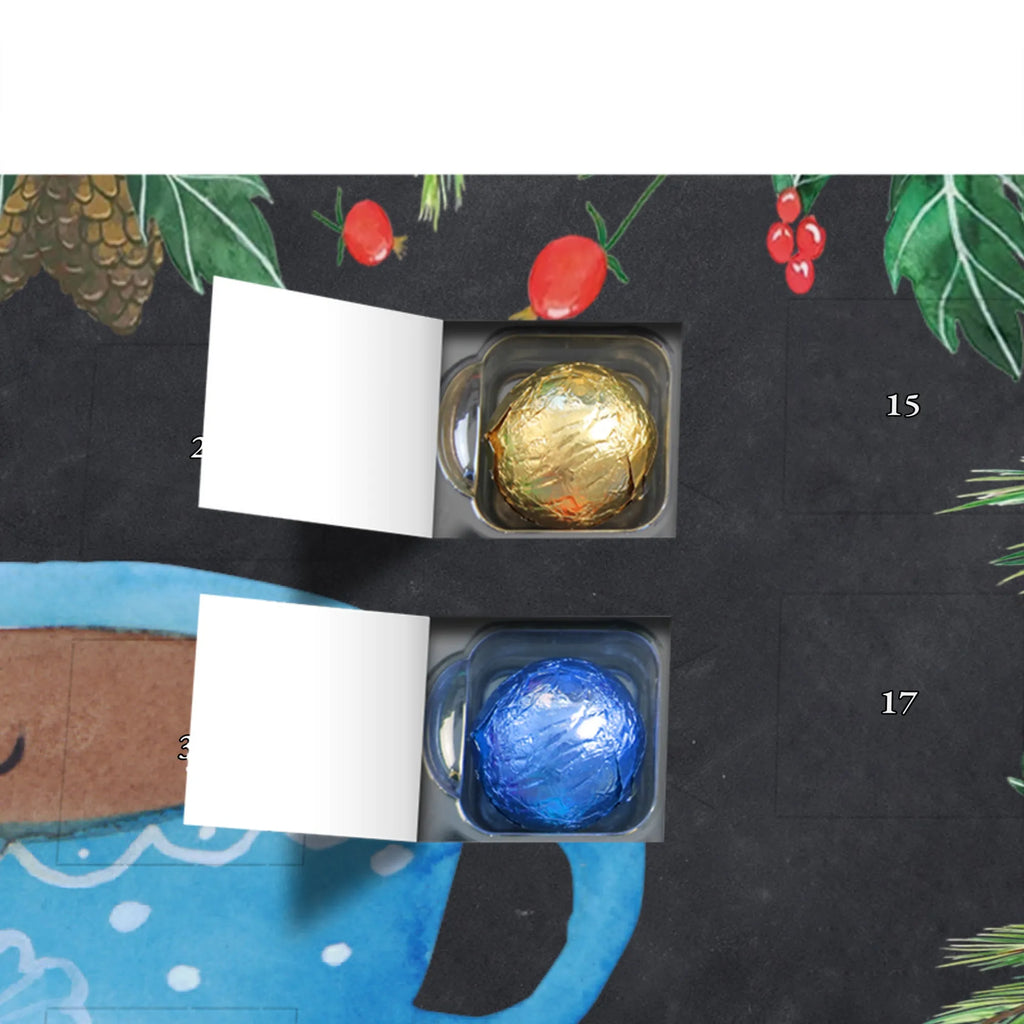 Chocolate advent calendar Coffee Cup gift ideas, gifts, small animals, good mood, cute, funny sayings, cute animal motives, hand drawn, special gifts, card, animal lover, pleasure, taste, cup