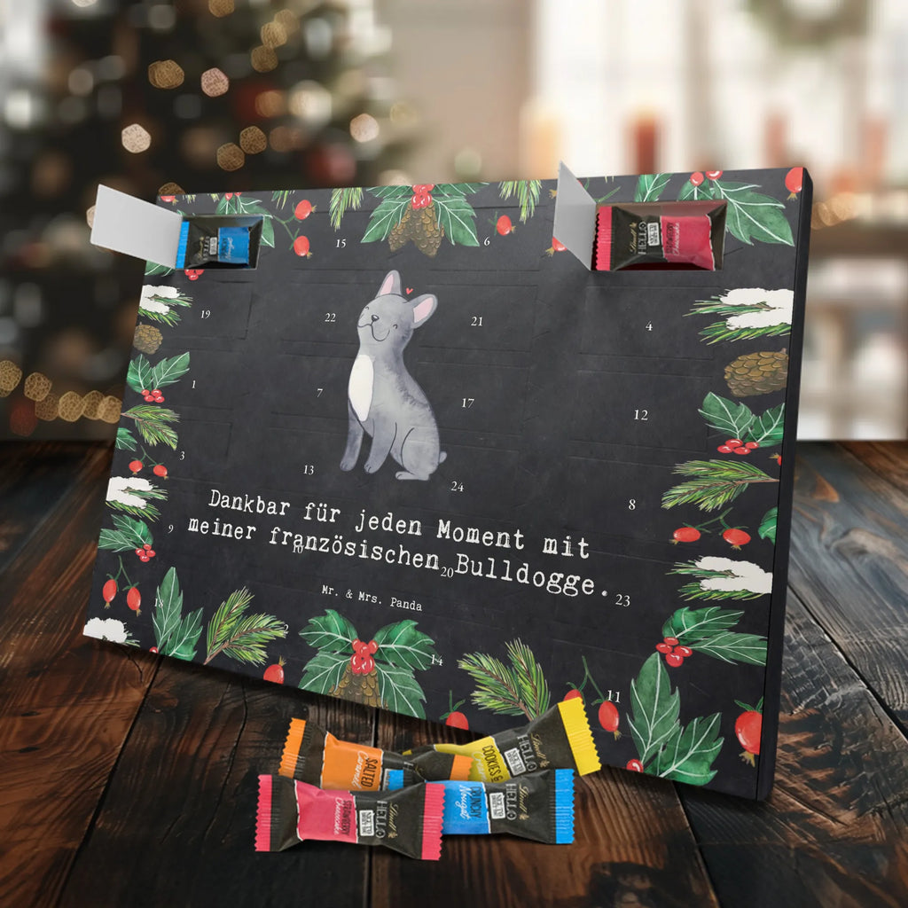 Chocolate advent calendar French Bulldog Moment puppy, dog owner, purebred dog, dog breed, giving, animal lover, gift