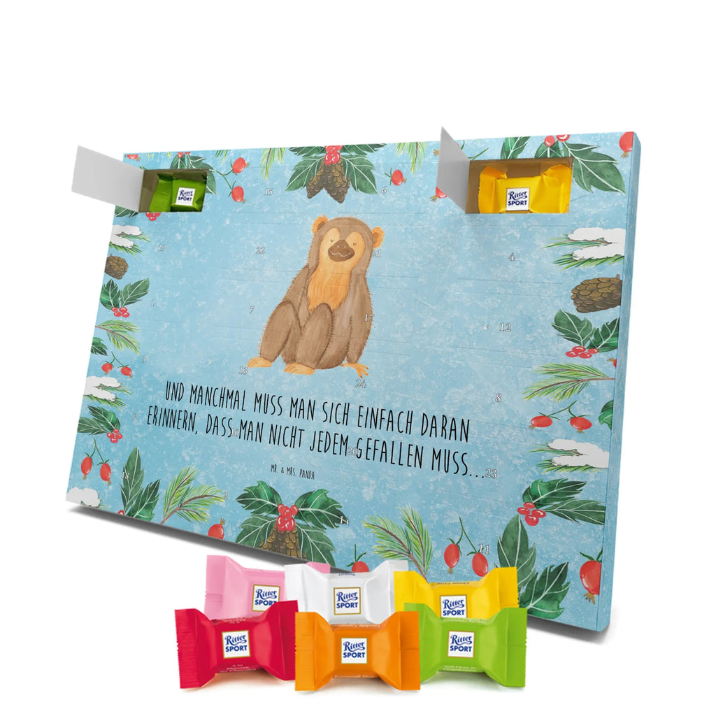 Chocolate advent calendar Monkey Africa, monkey, self-confidence, respect, self-esteem, self-love, monkeys