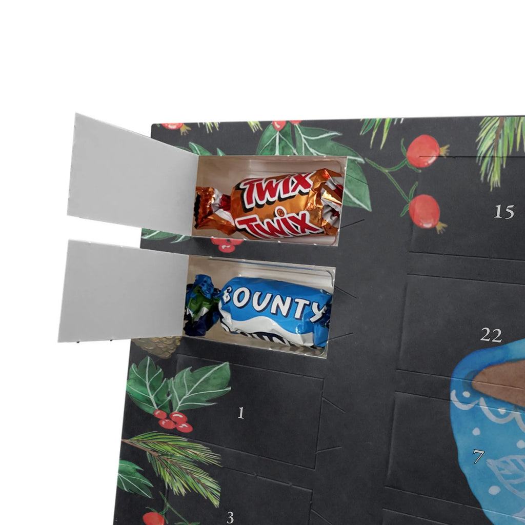 Chocolate advent calendar Coffee Cup gift ideas, gifts, small animals, good mood, cute, funny sayings, cute animal motives, hand drawn, special gifts, card, animal lover, pleasure, taste, cup