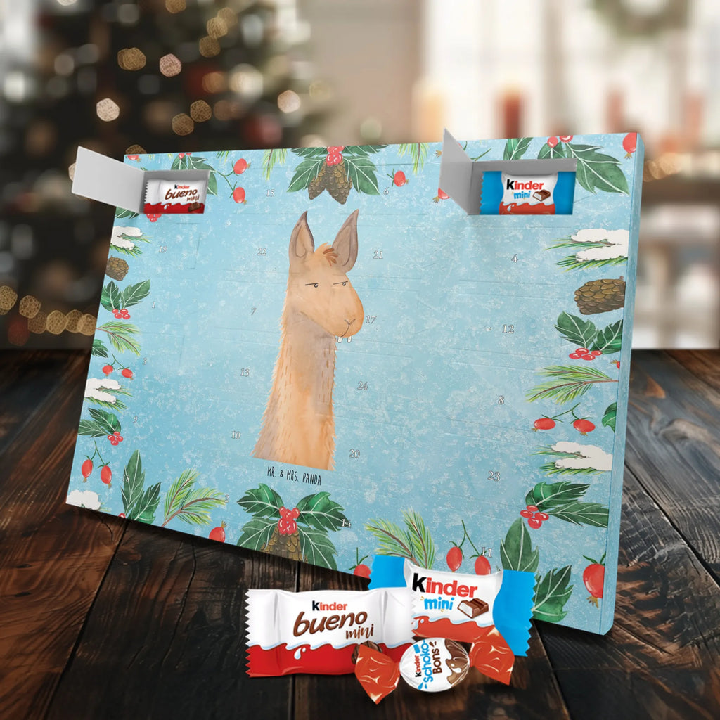 Chocolate advent calendar llama head Annoyed Llama, alpaca, trendy animal, best friend, being right, being annoyed, office life, apprentice, girlfriend