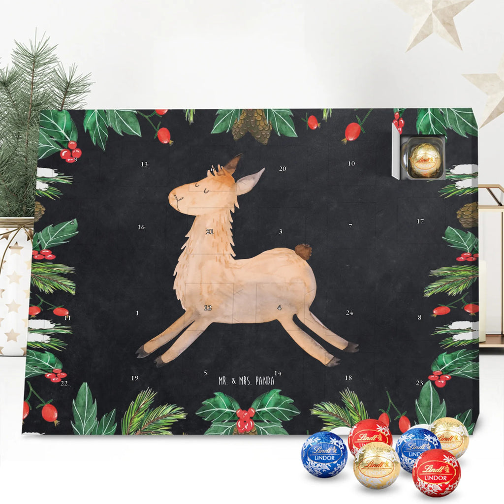 Chocolate advent calendar lama Jump Llama, alpaca, trendy animal, favourite day, graduation, luck, heartache, new start, good morning, llamas, exam, girlfriend
