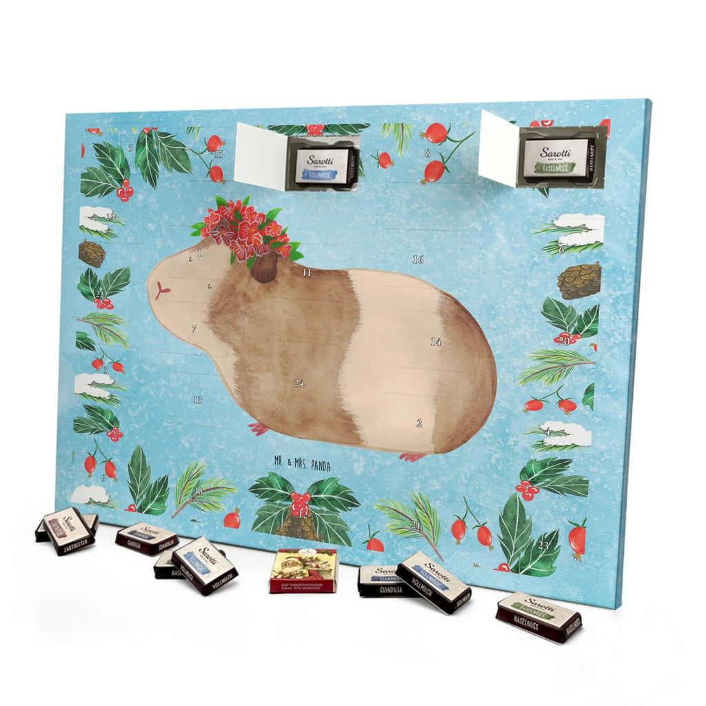 Chocolate advent calendar Guinea pig wisdom gift ideas, gifts, small animals, good mood, cute, funny sayings, cute animal motives, hand drawn, special gifts, card, animal lover, wonderland, flower child, reality, guinea pig, wonder, wisdom, saying