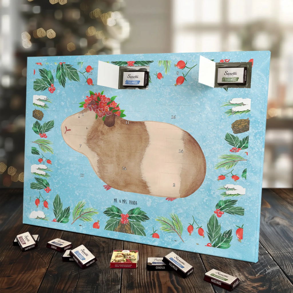 Chocolate advent calendar Guinea pig wisdom gift ideas, gifts, small animals, good mood, cute, funny sayings, cute animal motives, hand drawn, special gifts, card, animal lover, wonderland, flower child, reality, guinea pig, wonder, wisdom, saying