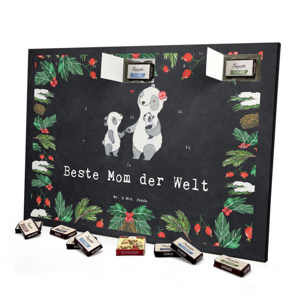 Chocolate advent calendar panda best mom in the world gift, birthday, gift idea, birthday present, giving, thank you, for, make you happy, gift tip, Son, Daughter, Mother&#39;s Day, Super Mom, Mother, Thank You, Thanks, Best Mom, Best