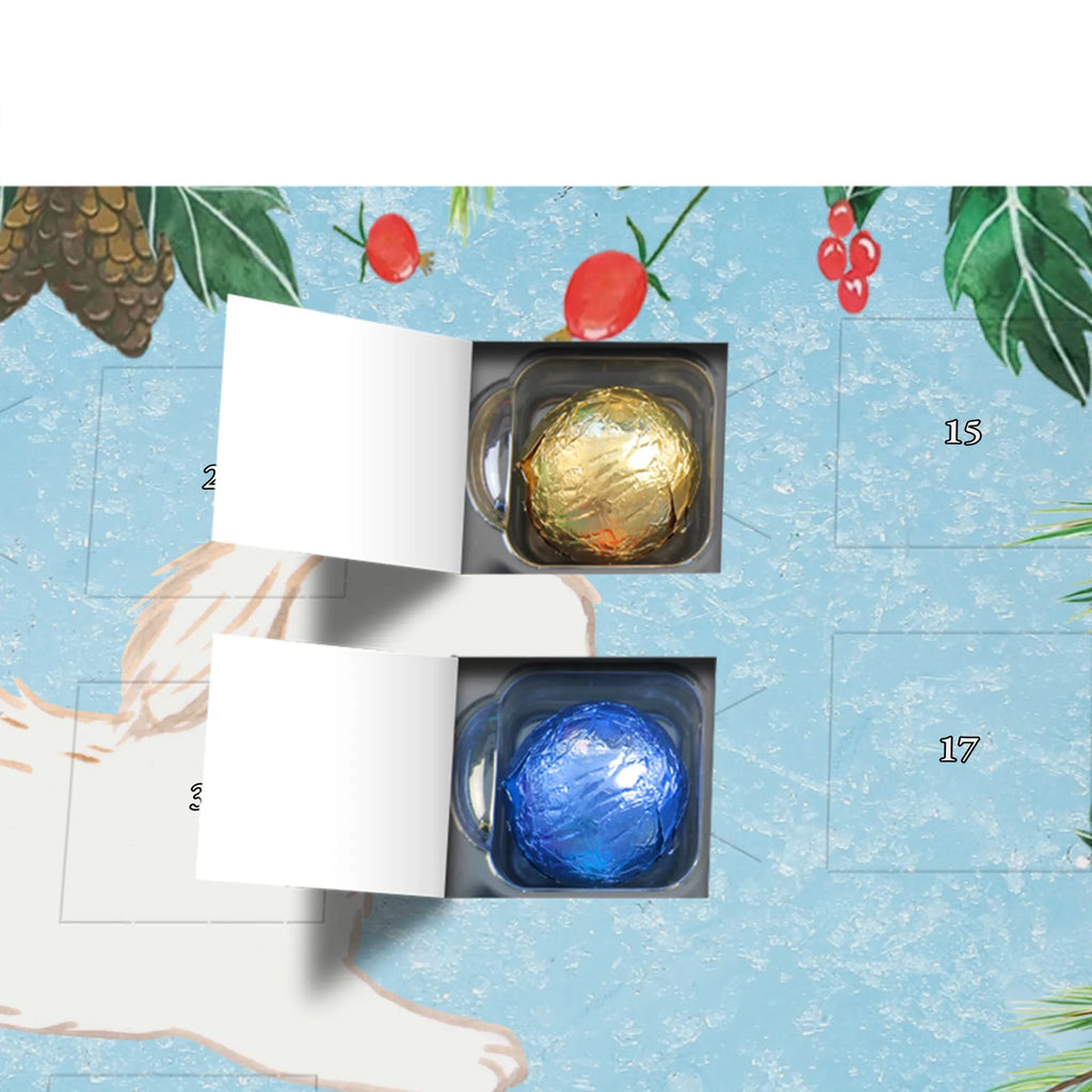 Chocolate advent calendar Maltipoo Moment puppy, dog owner, purebred dog, dog breed, giving, animal lover, gift