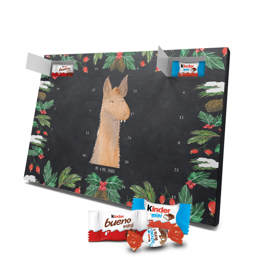 Chocolate advent calendar llama head Annoyed Llama, alpaca, trendy animal, best friend, being right, being annoyed, office life, apprentice, girlfriend