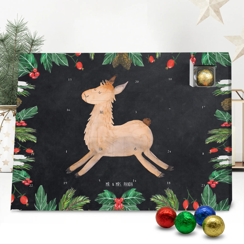 Chocolate advent calendar lama Jump Llama, alpaca, trendy animal, favourite day, graduation, luck, heartache, new start, good morning, llamas, exam, girlfriend