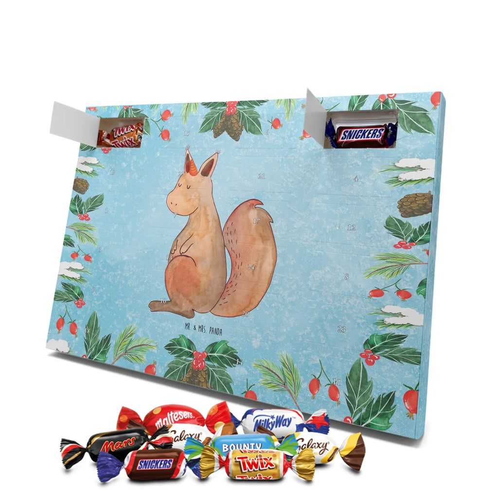 Chocolate advent calendar unicorn Believe squirrel