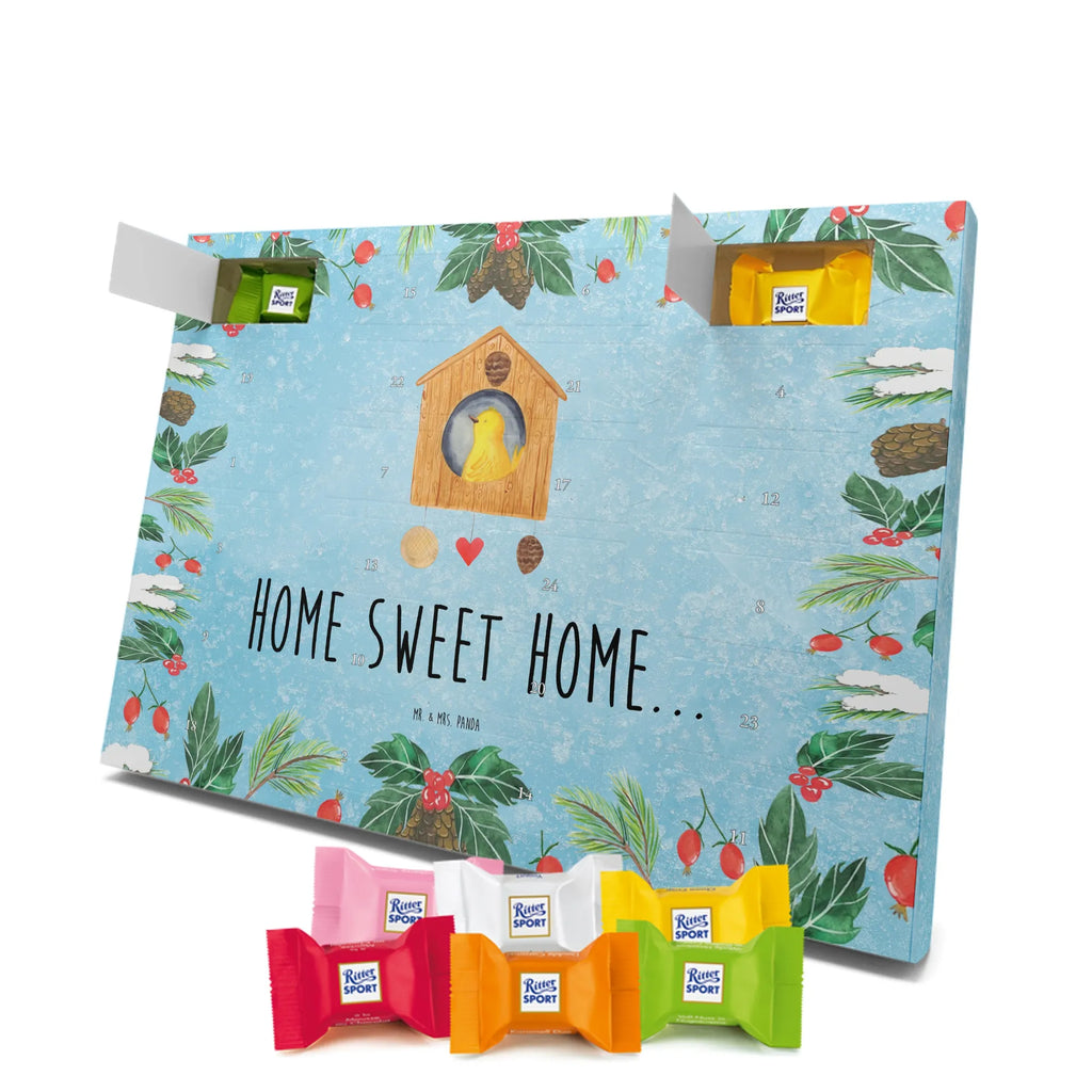 Chocolate advent calendar birdhouse Home gift ideas, gifts, small animals, good mood, cute, funny sayings, cute animal motives, hand drawn, special gifts, card, animal lover, gift, moving out, birdhouse, bird, moving in, house building, moving gift