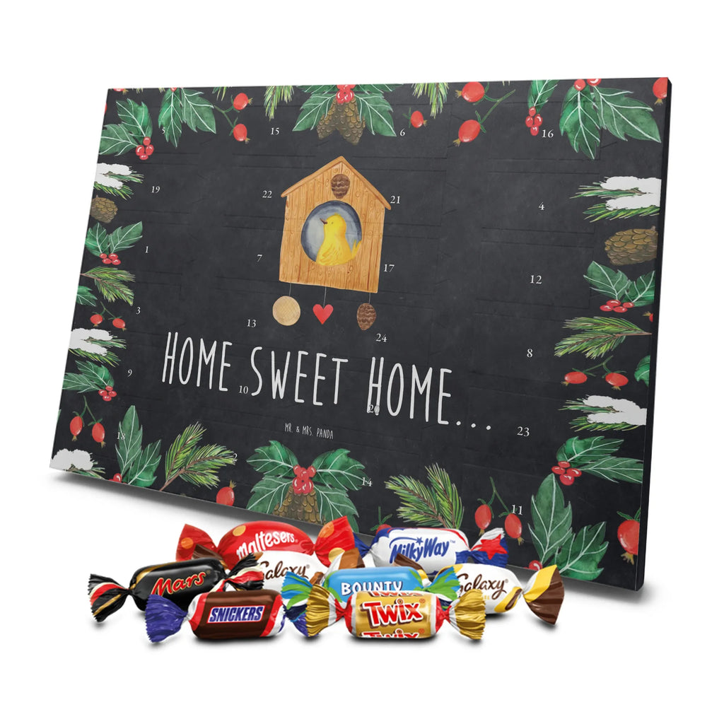 Chocolate advent calendar birdhouse Home gift ideas, gifts, small animals, good mood, cute, funny sayings, cute animal motives, hand drawn, special gifts, card, animal lover, gift, moving out, birdhouse, bird, moving in, house building, moving gift