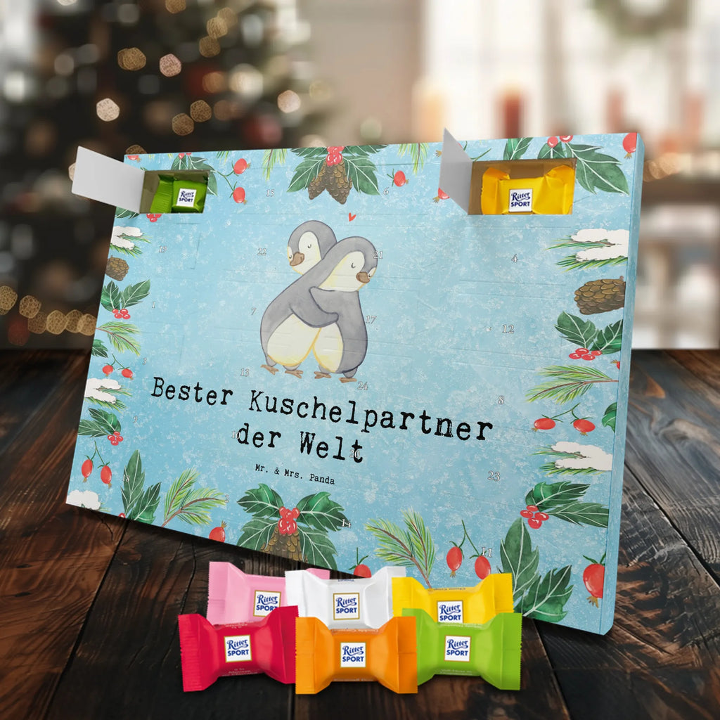 Chocolate advent calendar penguin Best cuddle partner in the world gift, birthday, gift idea, birthday present, giving, thank you, for, make you happy, gift tip, Life Partner, In Love, Cuddle, Husband, Boyfriend, Wedding Anniversary, Netflix, Spouse, Girlfriend, Wife, Bed, Cuddle Partner
