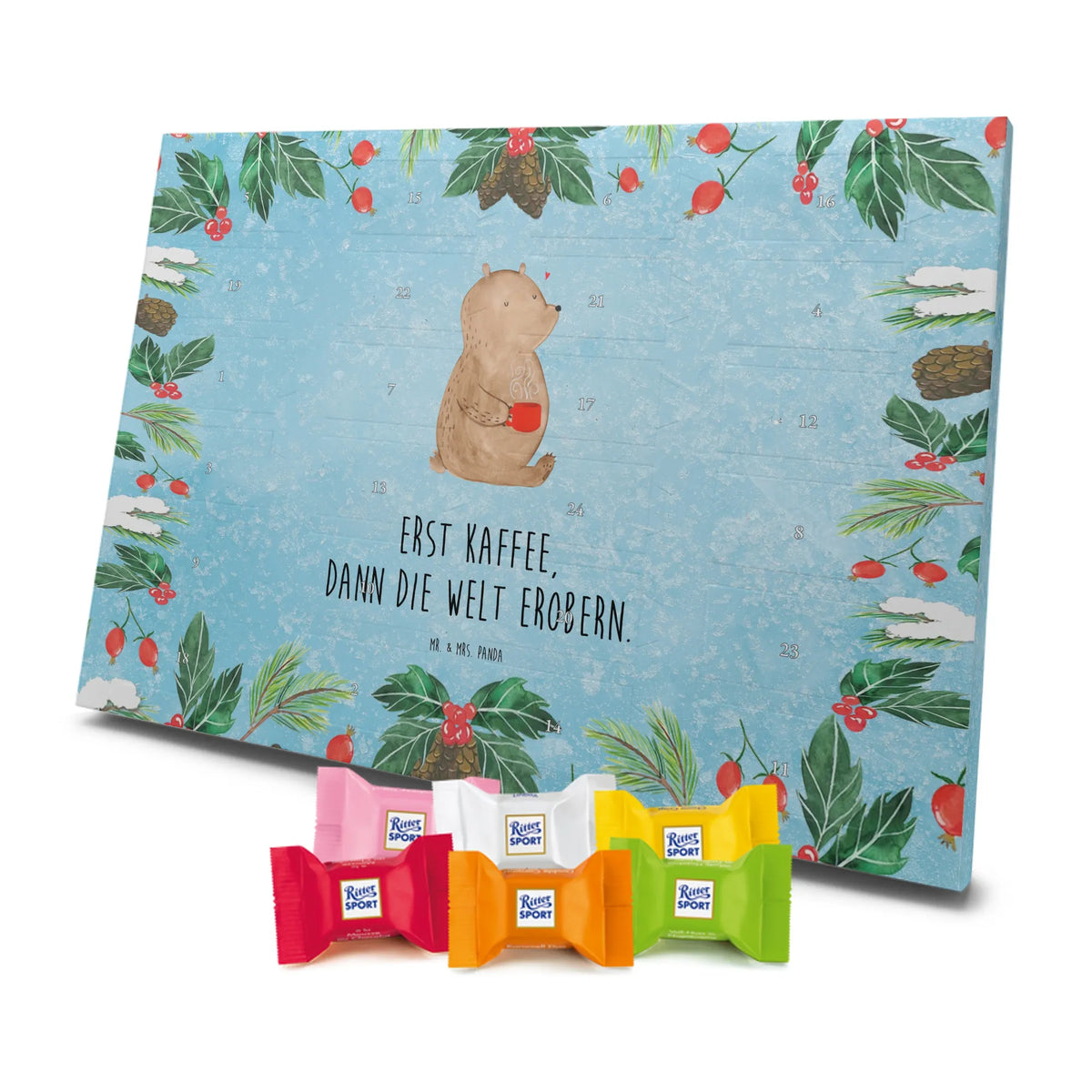 Schoko Adventskalender Bär Kaffee