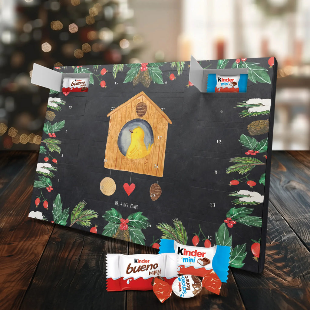 Chocolate advent calendar birdhouse Home gift ideas, gifts, small animals, good mood, cute, funny sayings, cute animal motives, hand drawn, special gifts, card, animal lover, gift, moving out, birdhouse, bird, moving in, house building, moving gift