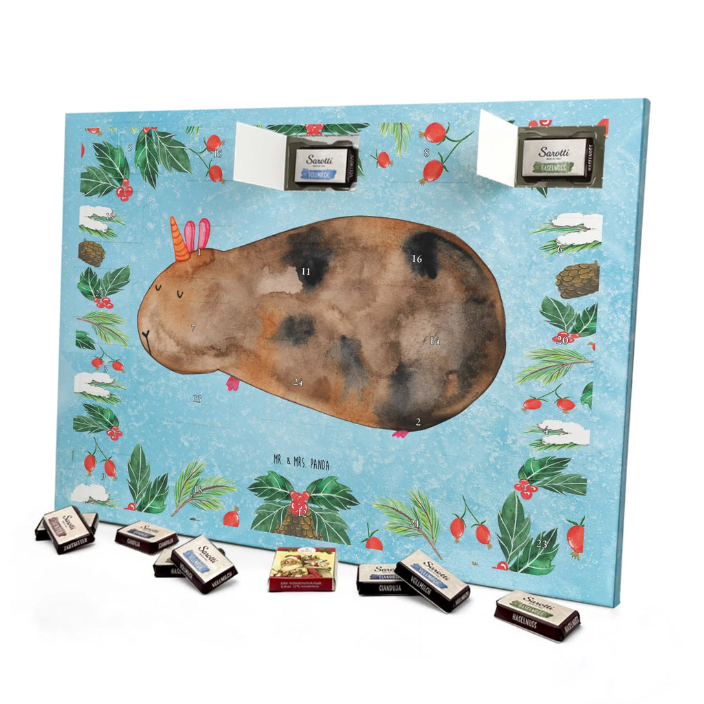 Chocolate advent calendar unicorn Guinea pig guinea pig, squirrels
