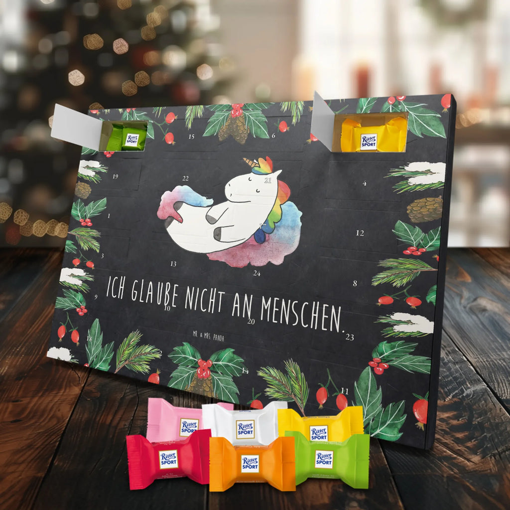 Chocolate advent calendar unicorn cloud 7 witty, faith, people, gift, reality, in love