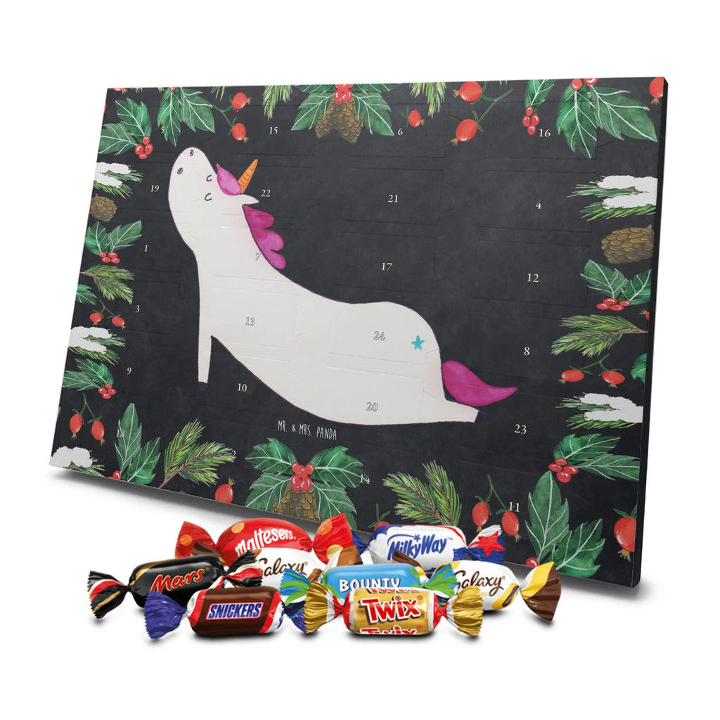 Chocolate advent calendar unicorn yoga mindfulness, relaxation, gift, present, sports, sweet