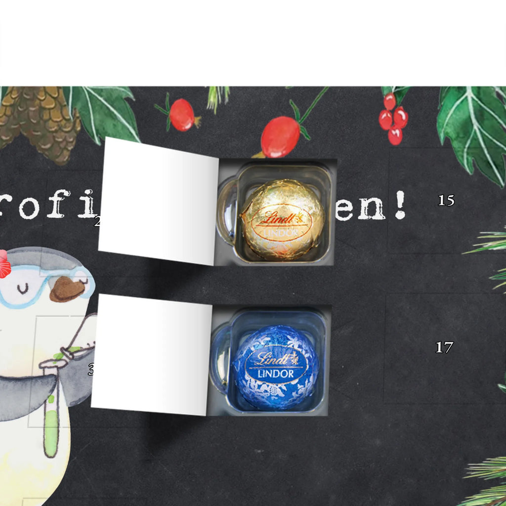 Chocolate advent calendar Chemical laboratory technician Passion gift, sayings, gift idea, best, farewell gift, passing exam, anniversary, retirement, promotion, job start, profession