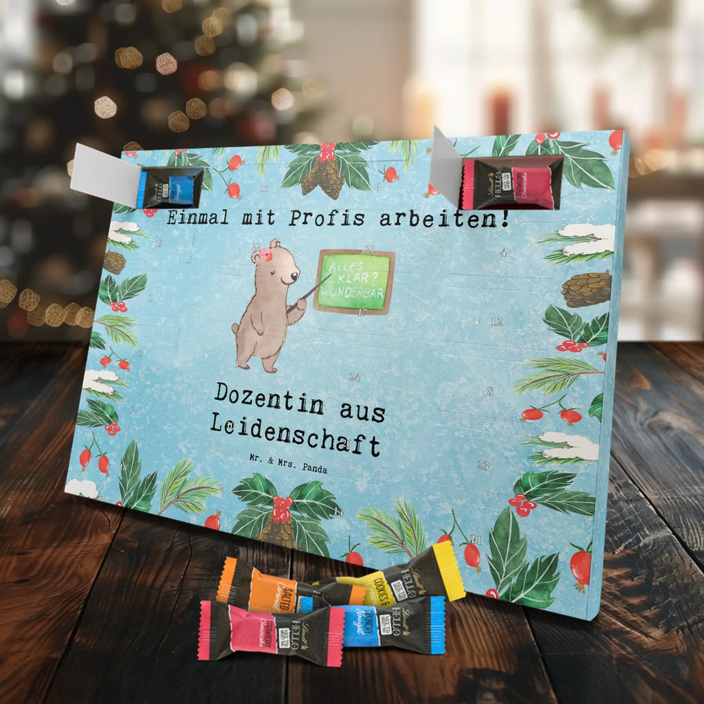 Chocolate advent calendar female lecturer Passion gift, sayings, gift idea, best, farewell gift, passing exam, anniversary, retirement, promotion, job start, profession