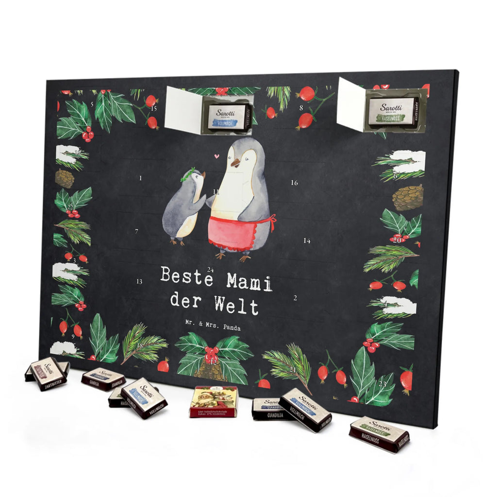 Chocolate advent calendar penguin Best mom in the world gift, birthday, gift idea, birthday present, giving, thank you, for, make you happy, gift tip, Daughter, Super Mom, Best, Best Mom, Thank You, Mother, Mother&#39;s Day, Son