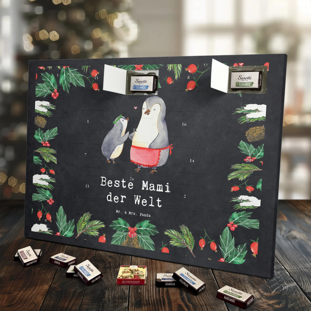 Chocolate advent calendar penguin Best mom in the world gift, birthday, gift idea, birthday present, giving, thank you, for, make you happy, gift tip, Daughter, Super Mom, Best, Best Mom, Thank You, Mother, Mother&#39;s Day, Son
