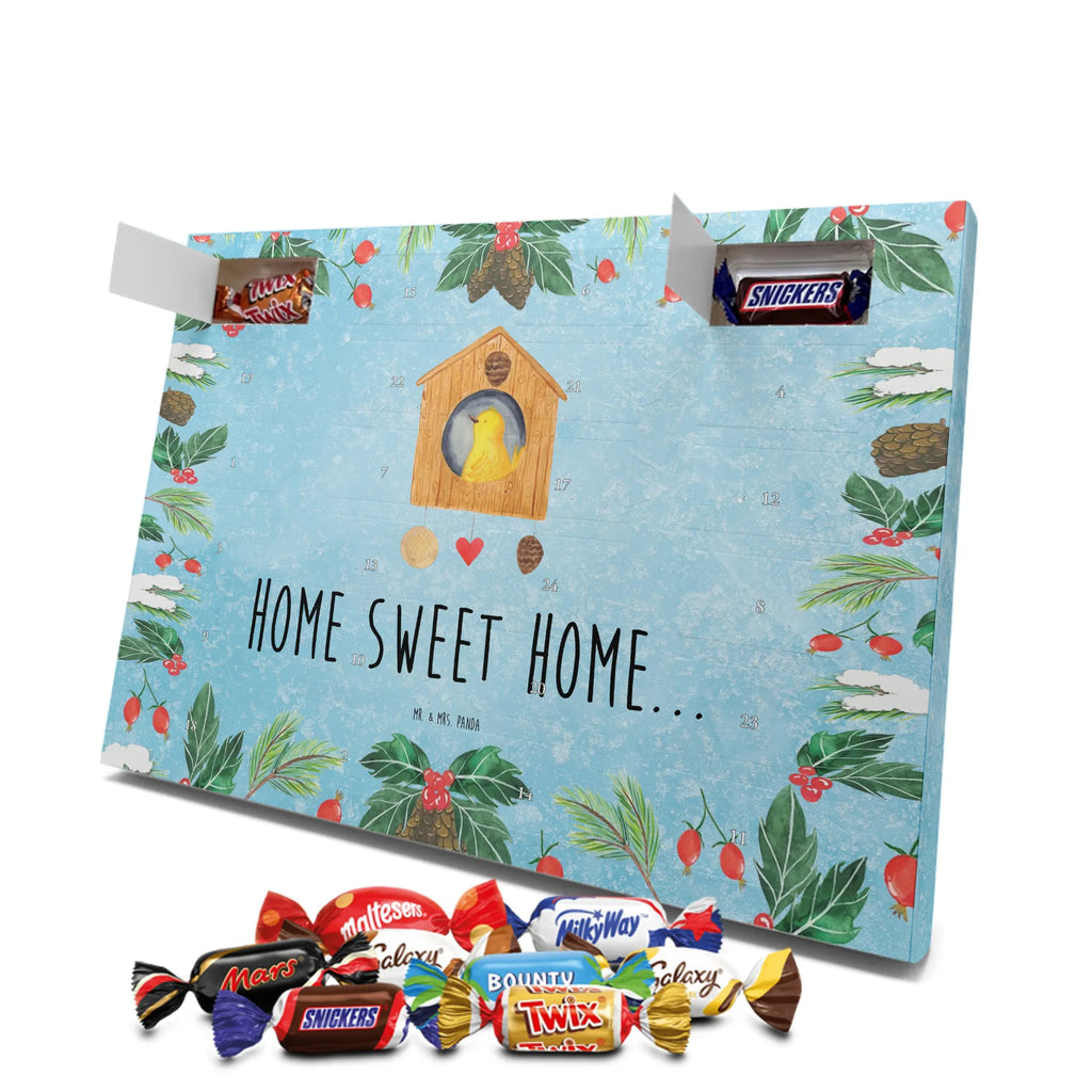 Chocolate advent calendar birdhouse Home gift ideas, gifts, small animals, good mood, cute, funny sayings, cute animal motives, hand drawn, special gifts, card, animal lover, gift, moving out, birdhouse, bird, moving in, house building, moving gift