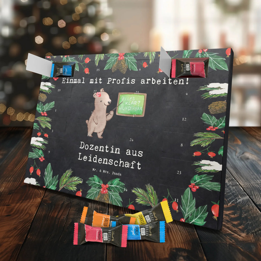 Chocolate advent calendar female lecturer Passion gift, sayings, gift idea, best, farewell gift, passing exam, anniversary, retirement, promotion, job start, profession