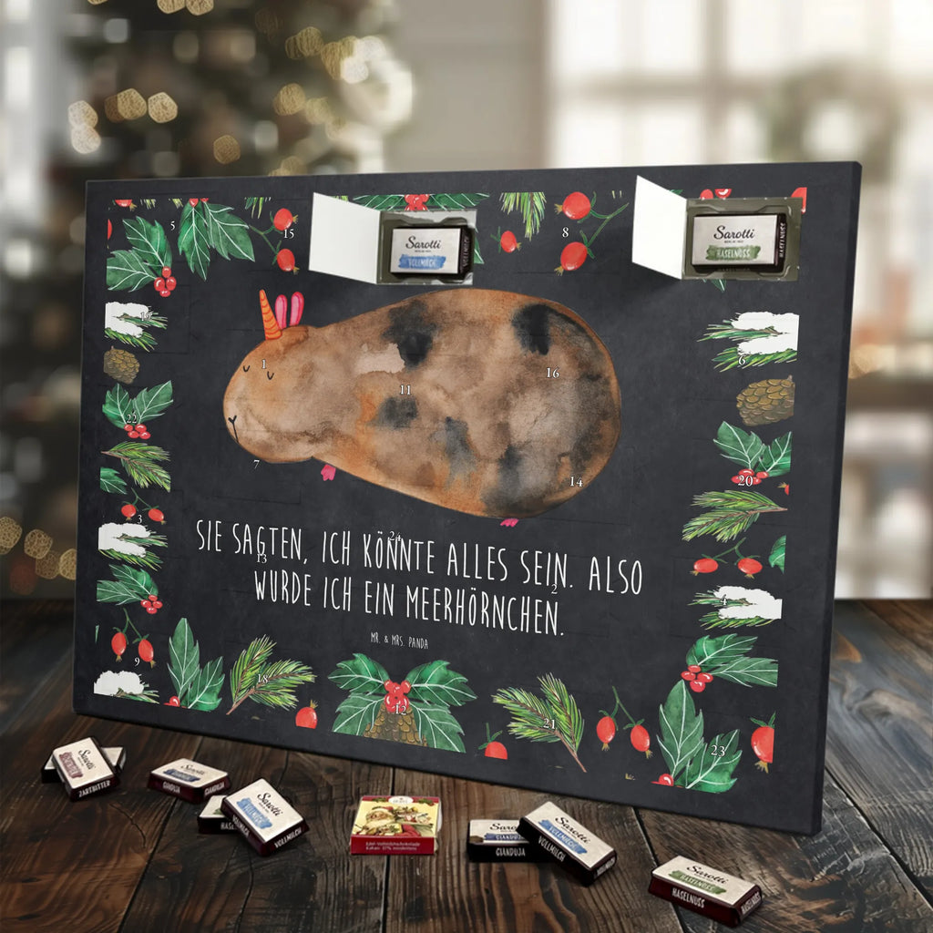 Chocolate advent calendar unicorn Guinea pig guinea pig, squirrels