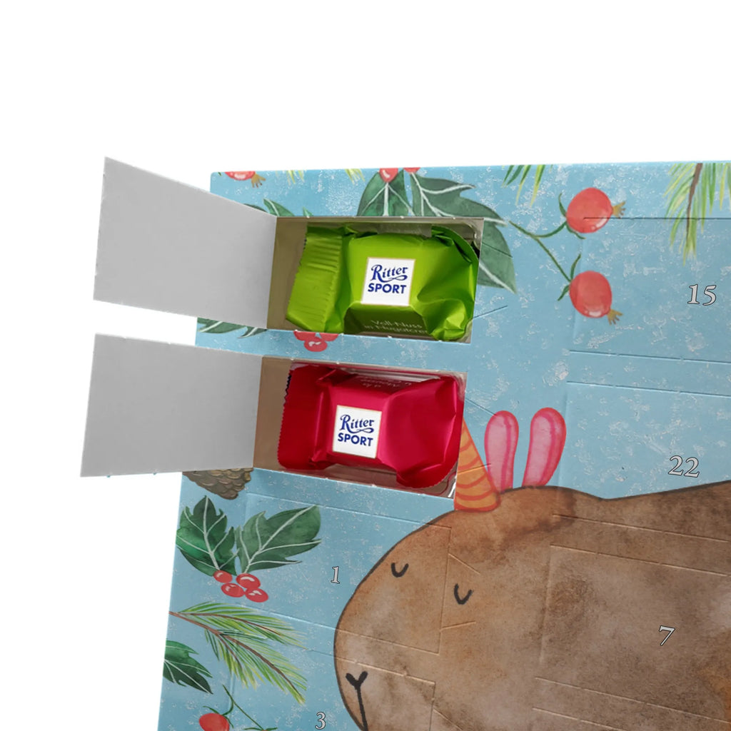 Chocolate advent calendar unicorn Guinea pig guinea pig, squirrels