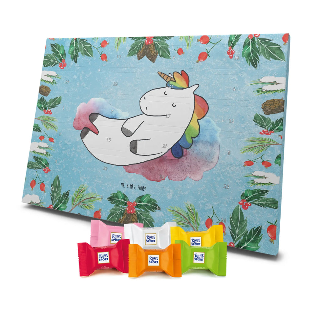 Chocolate advent calendar unicorn cloud 7 witty, faith, people, gift, reality, in love