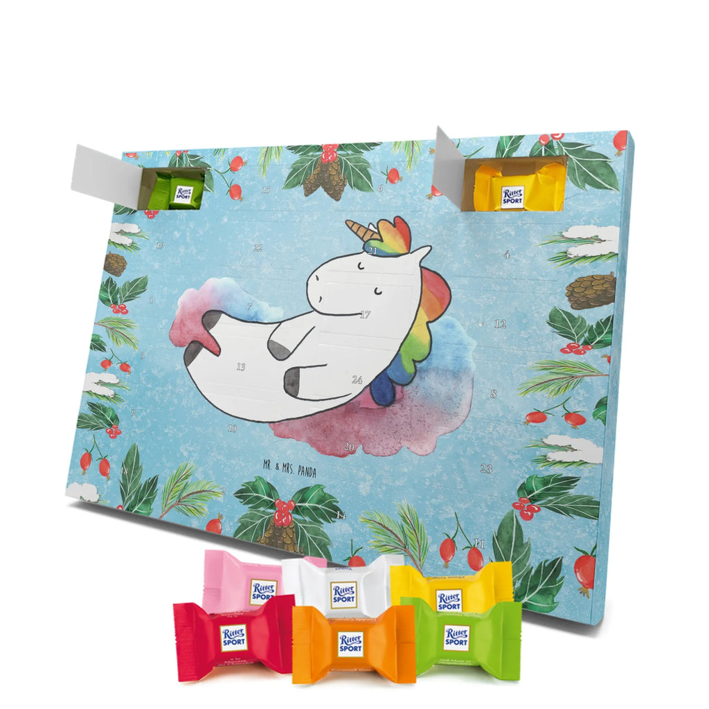 Chocolate advent calendar unicorn cloud 7 witty, faith, people, gift, reality, in love