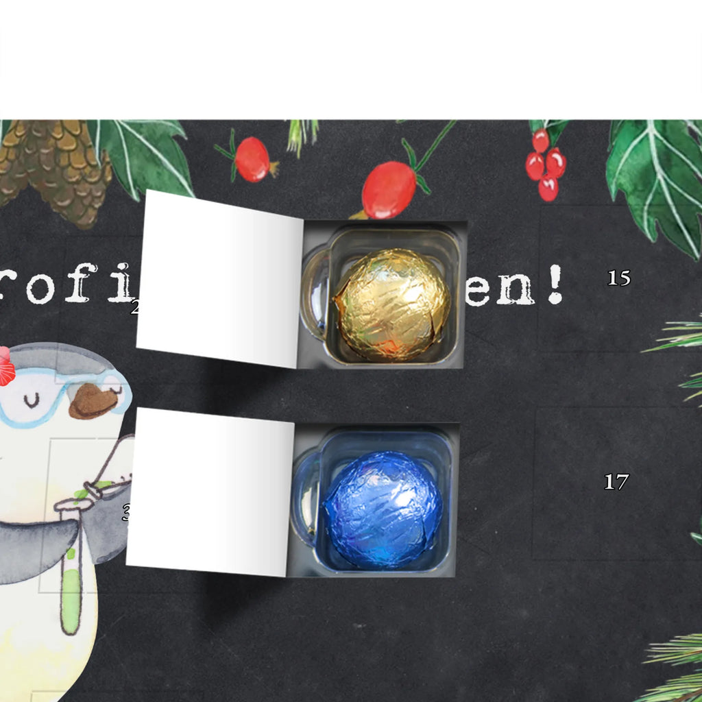 Chocolate advent calendar Chemical laboratory technician Passion gift, sayings, gift idea, best, farewell gift, passing exam, anniversary, retirement, promotion, job start, profession