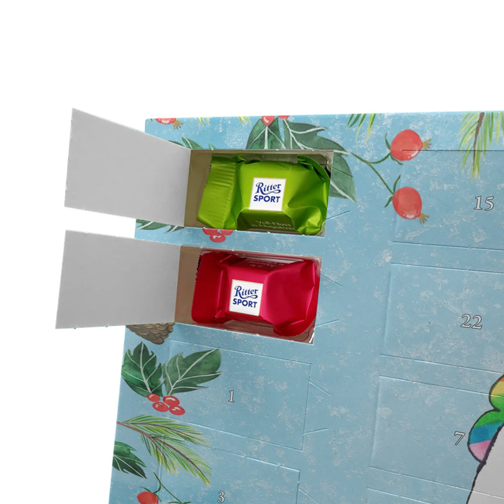 Chocolate advent calendar unicorn Sad friends, Friendship, consoling, grief, greeting card, flower