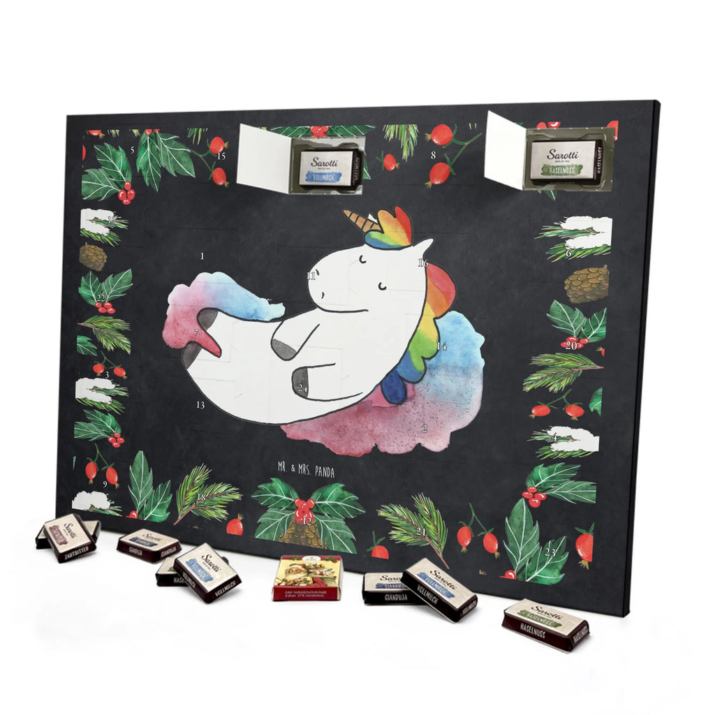 Chocolate advent calendar unicorn cloud 7 witty, faith, people, gift, reality, in love