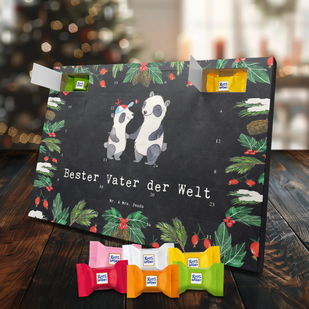 Chocolate advent calendar panda best dad in the world gift, birthday, gift idea, birthday present, giving, thank you, for, make you happy, gift tip, gift father, best, Father, little thing, man, parents