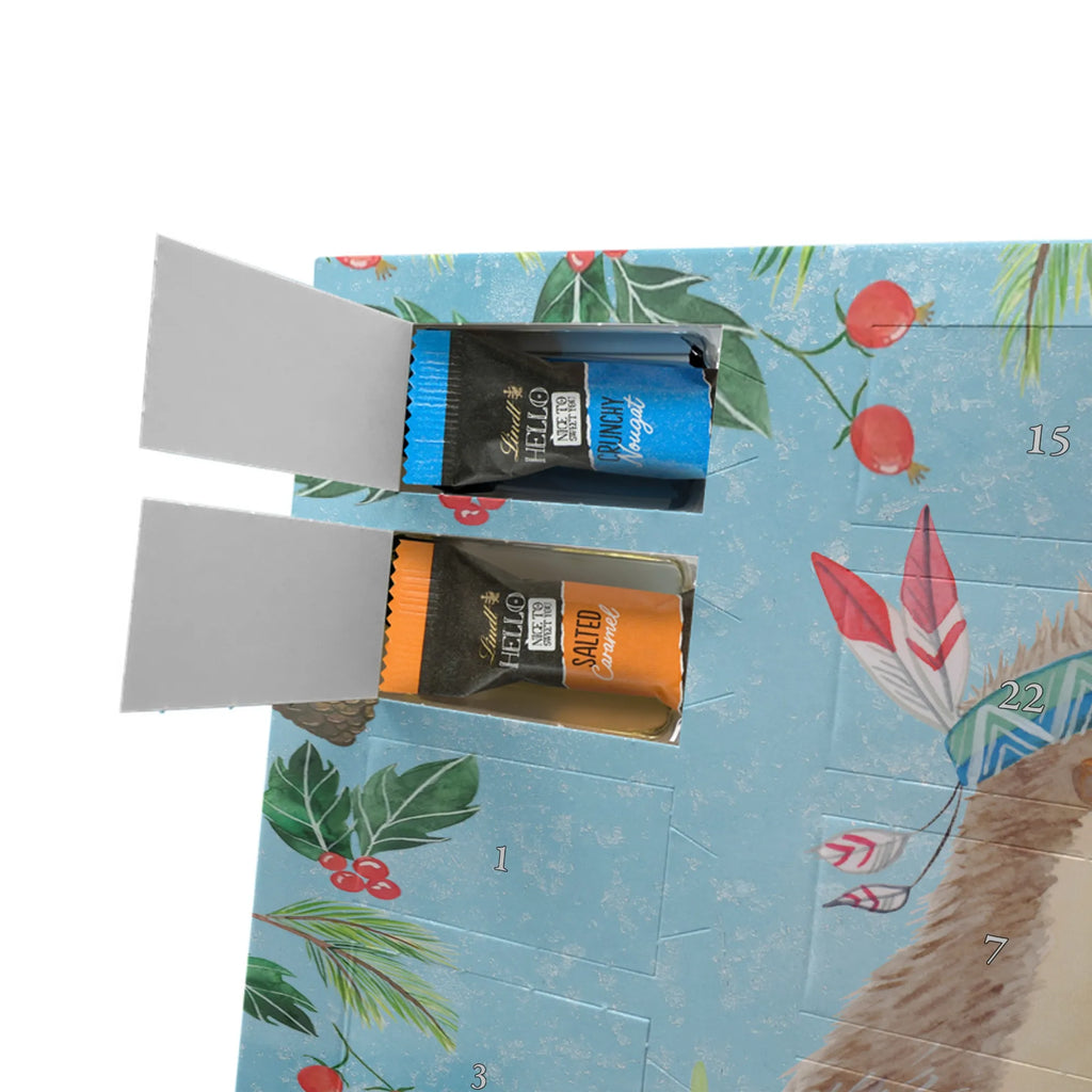 Chocolate advent calendar Hedgehog feather headdress Forest animals, Adventure, Campfire, Indians, Hedgehogs