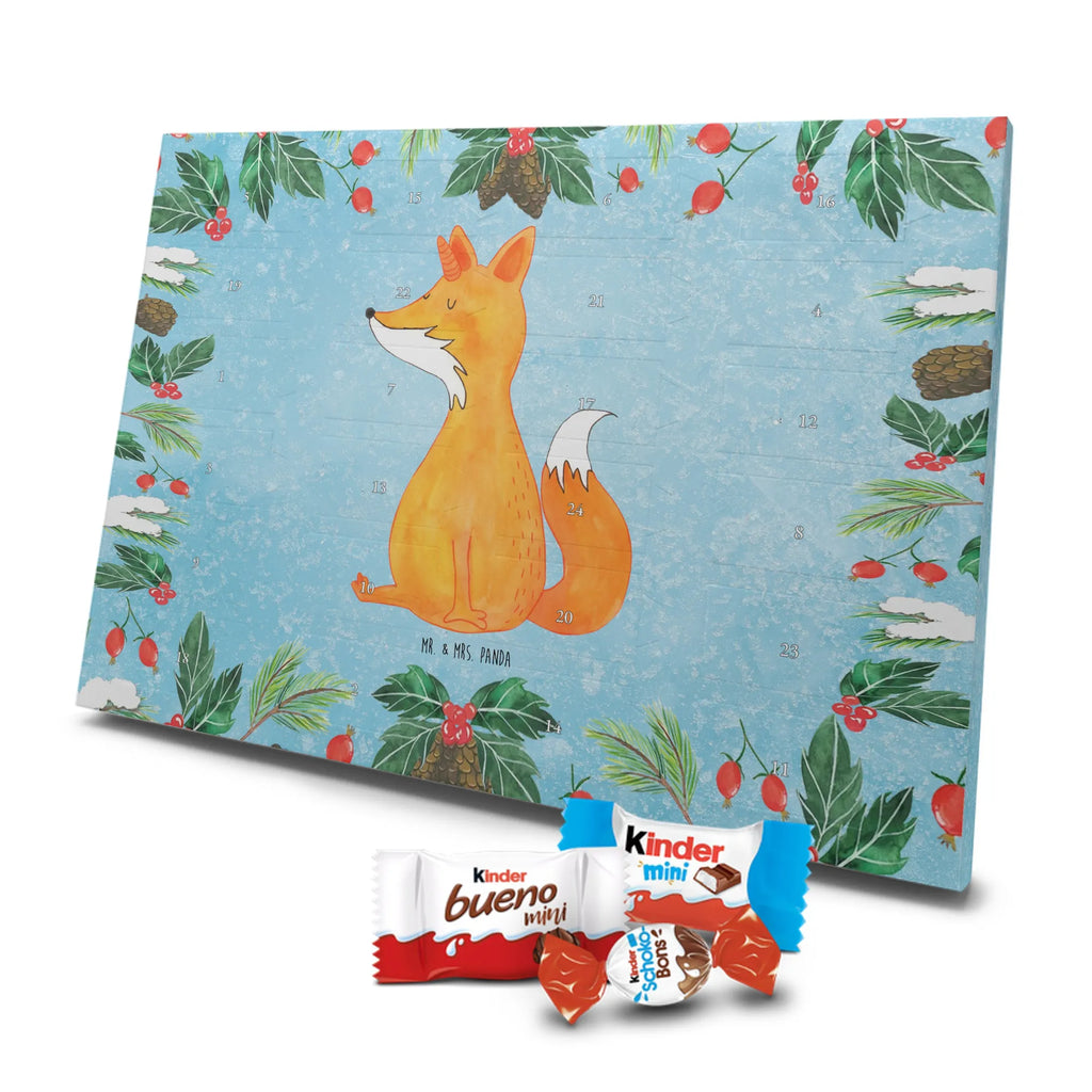 Chocolate advent calendar unicorn Wish foxes, fox horns